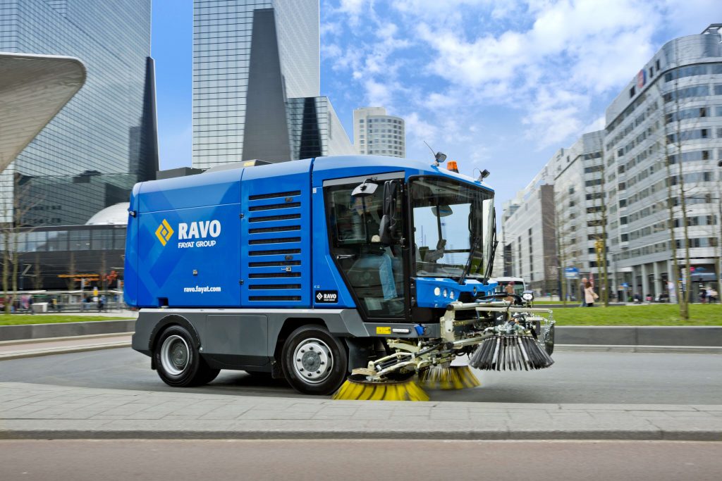 Used Ravo 5 iSeries Sweeper 3 Cleaning City Streets