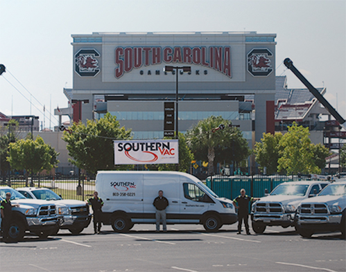 Southern Vac offering field service outside of the South Carolina Gamecocks stadium