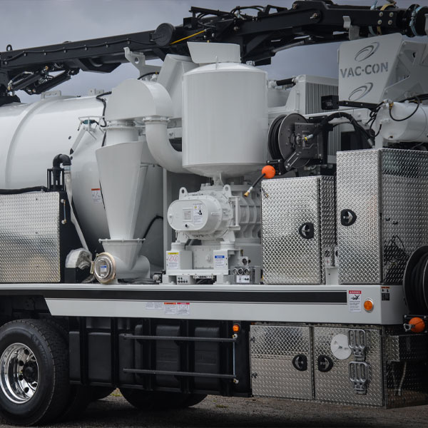 Close-Up Shot of Vac-Con X-Cavator Truck