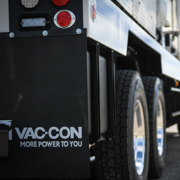 Vac-Con Dual Engine Combo Truck Mud Flap
