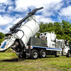 Vac-Con X-Cavator Truck in use