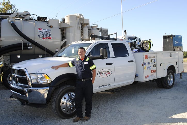 smiling field service technician