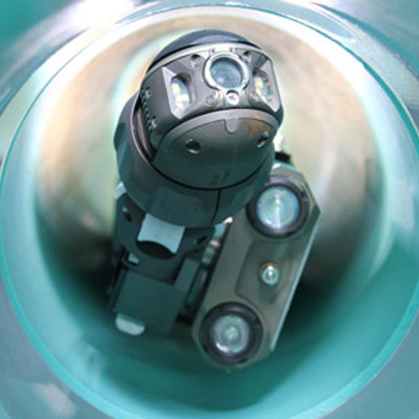 Rausch Lateral Launch System Camera Inside Pipe