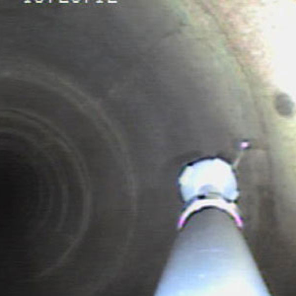 Rausch Lateral Launch System Inside Pipe