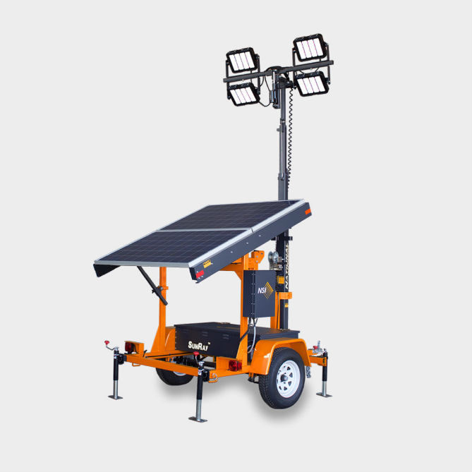 Portable Solar & Hybrid LED Light Towers