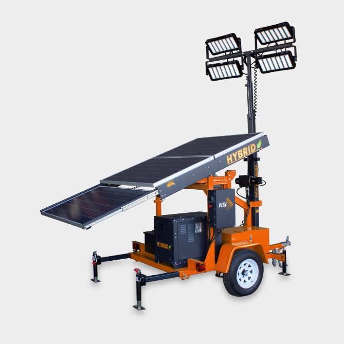 Portable Solar & Hybrid LED Light Towers